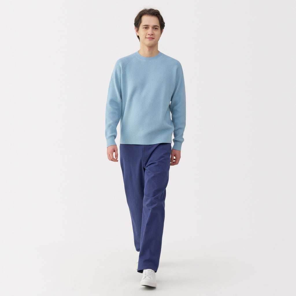 Men's Ribbed Crewneck Sweater