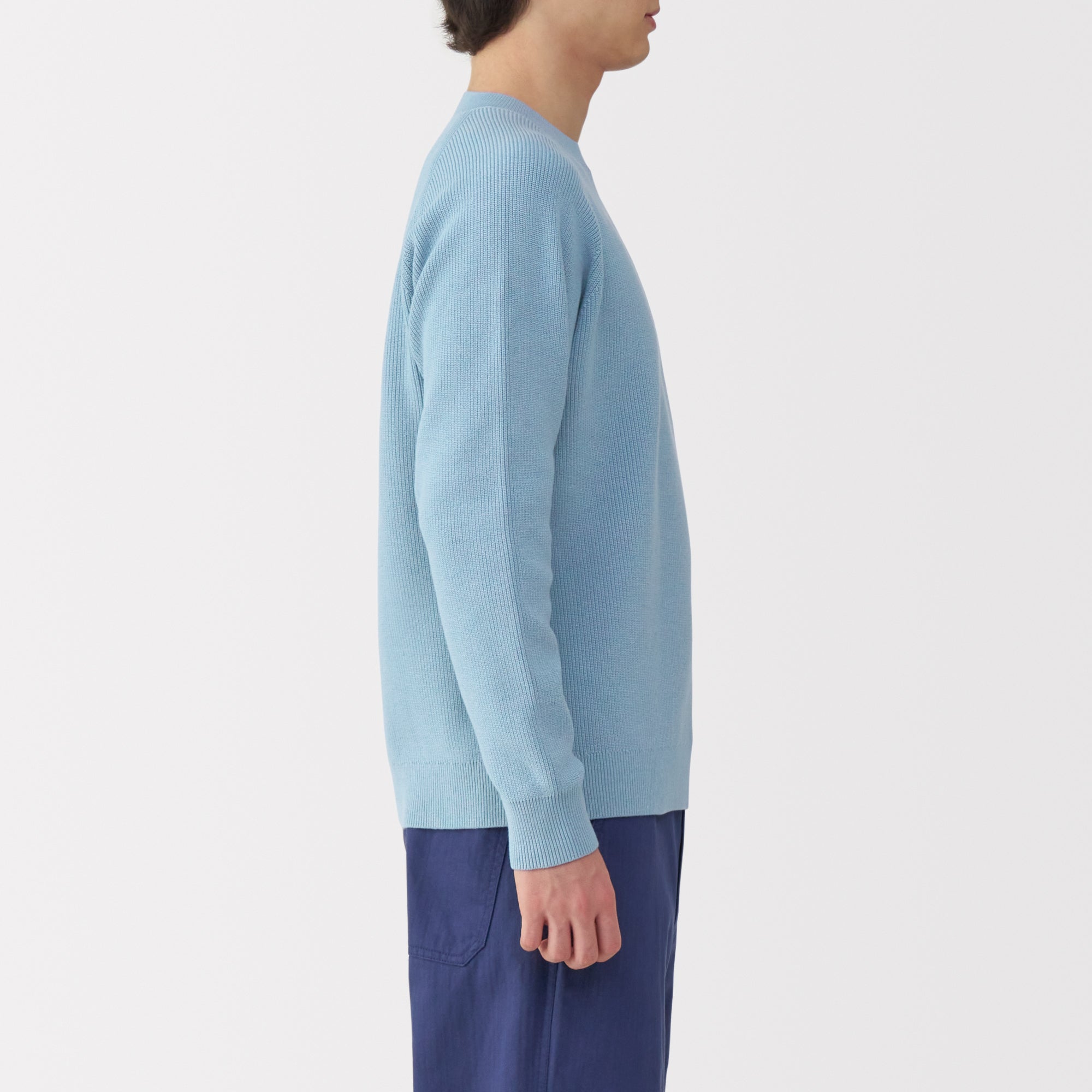 Men's Ribbed Crewneck Sweater