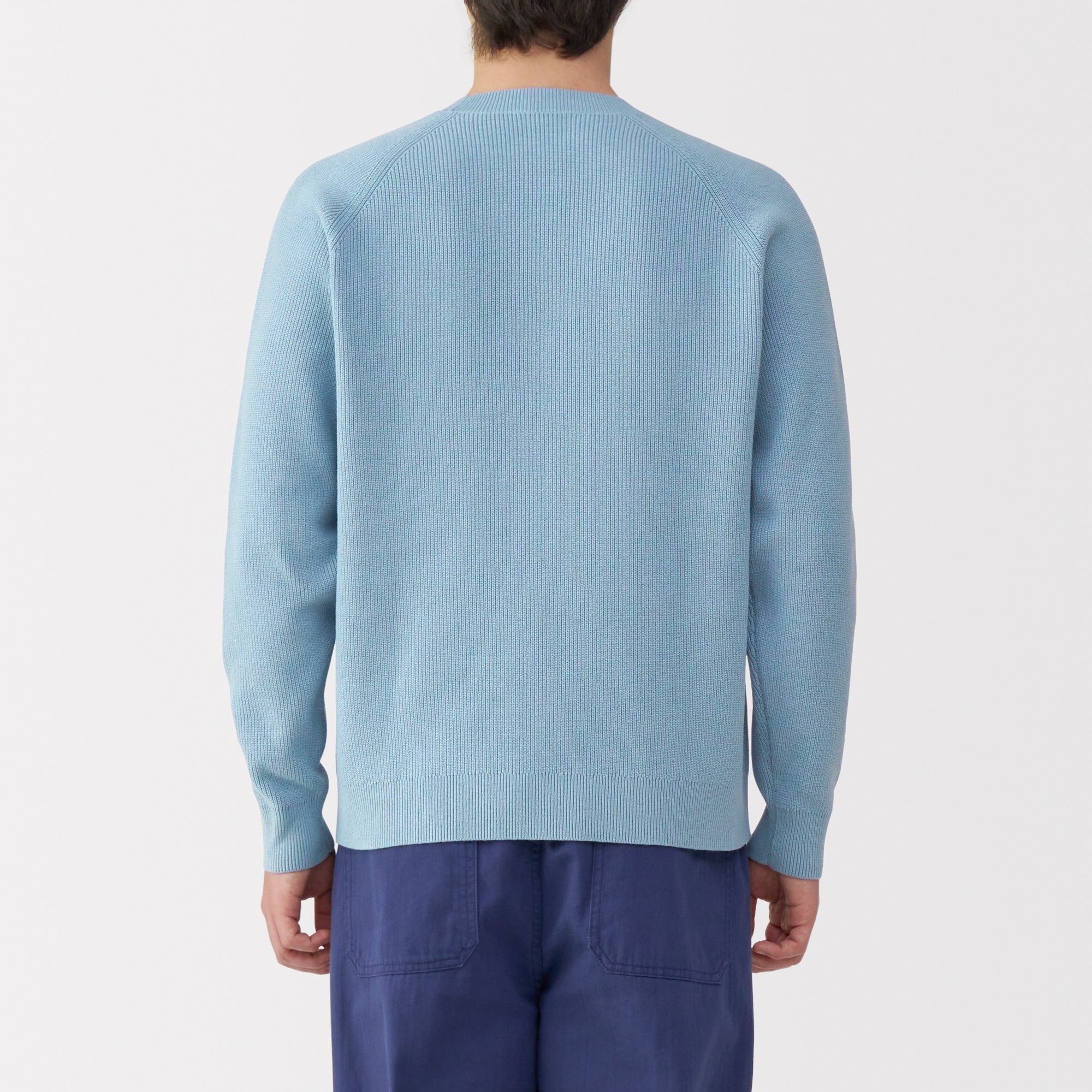 Men's Ribbed Crewneck Sweater