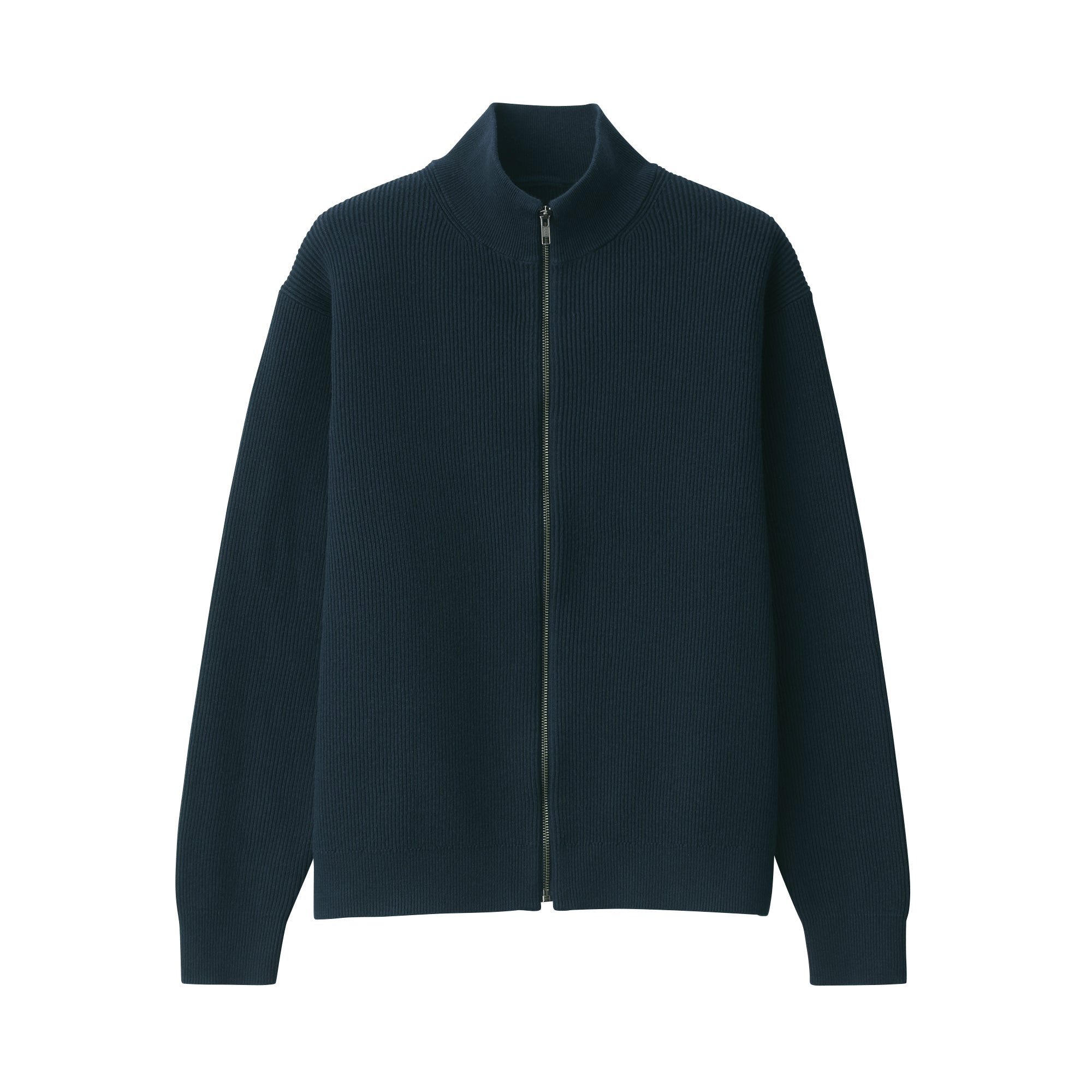 Men's Ribbed Full Zip Cardigan