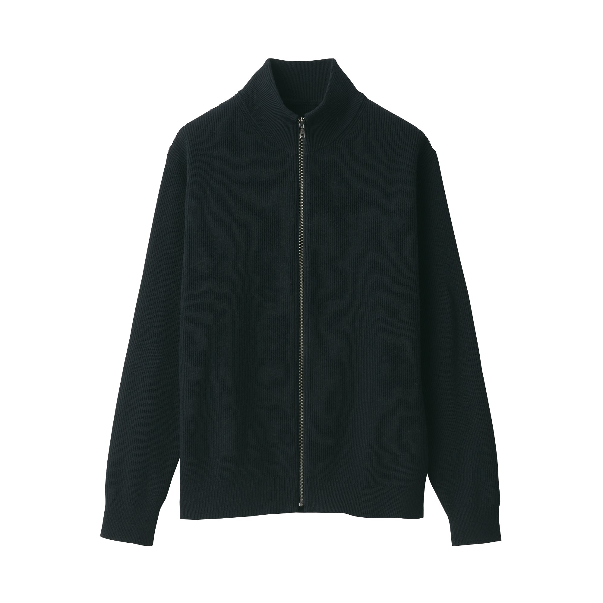 Men's Ribbed Full Zip Cardigan