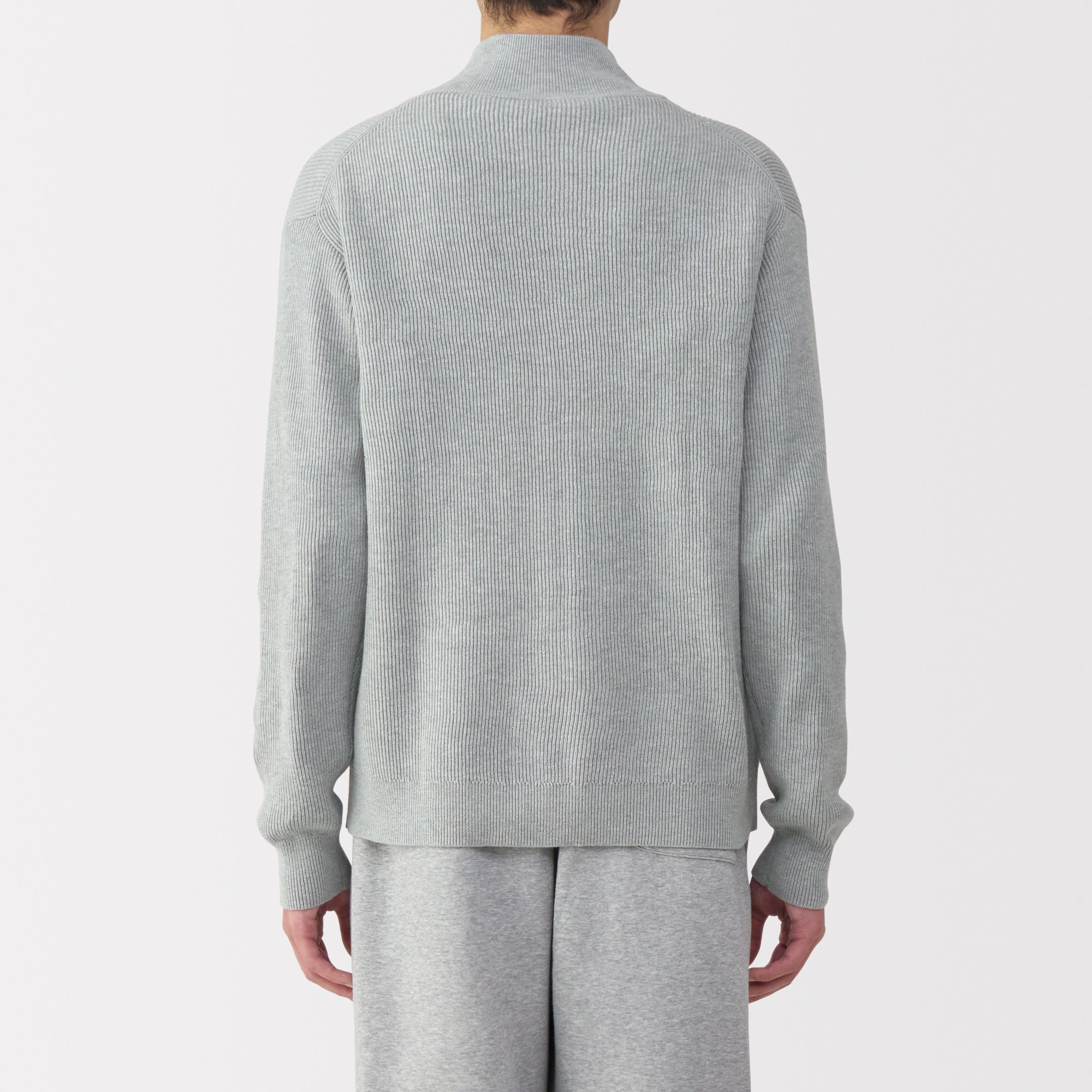 Men's Ribbed Full Zip Cardigan