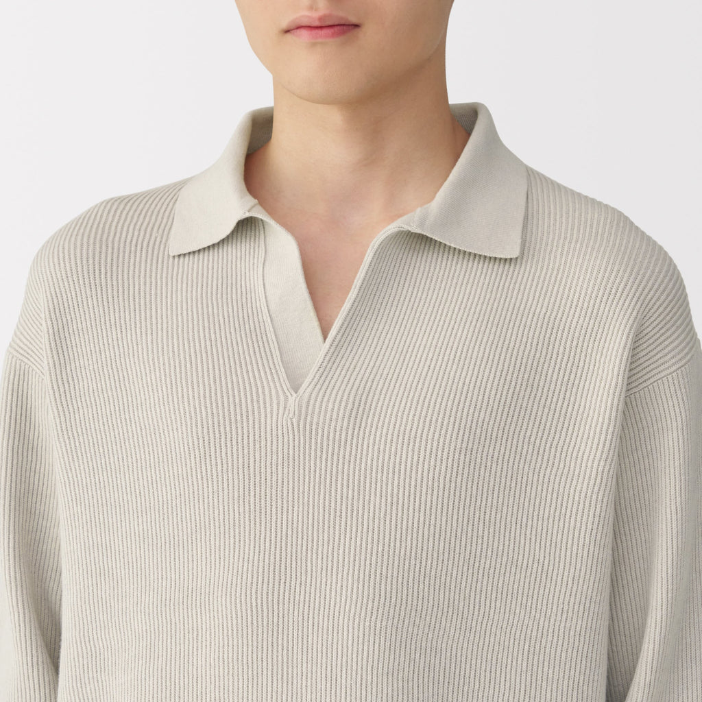 Men's Ribbed Skipper Pullover