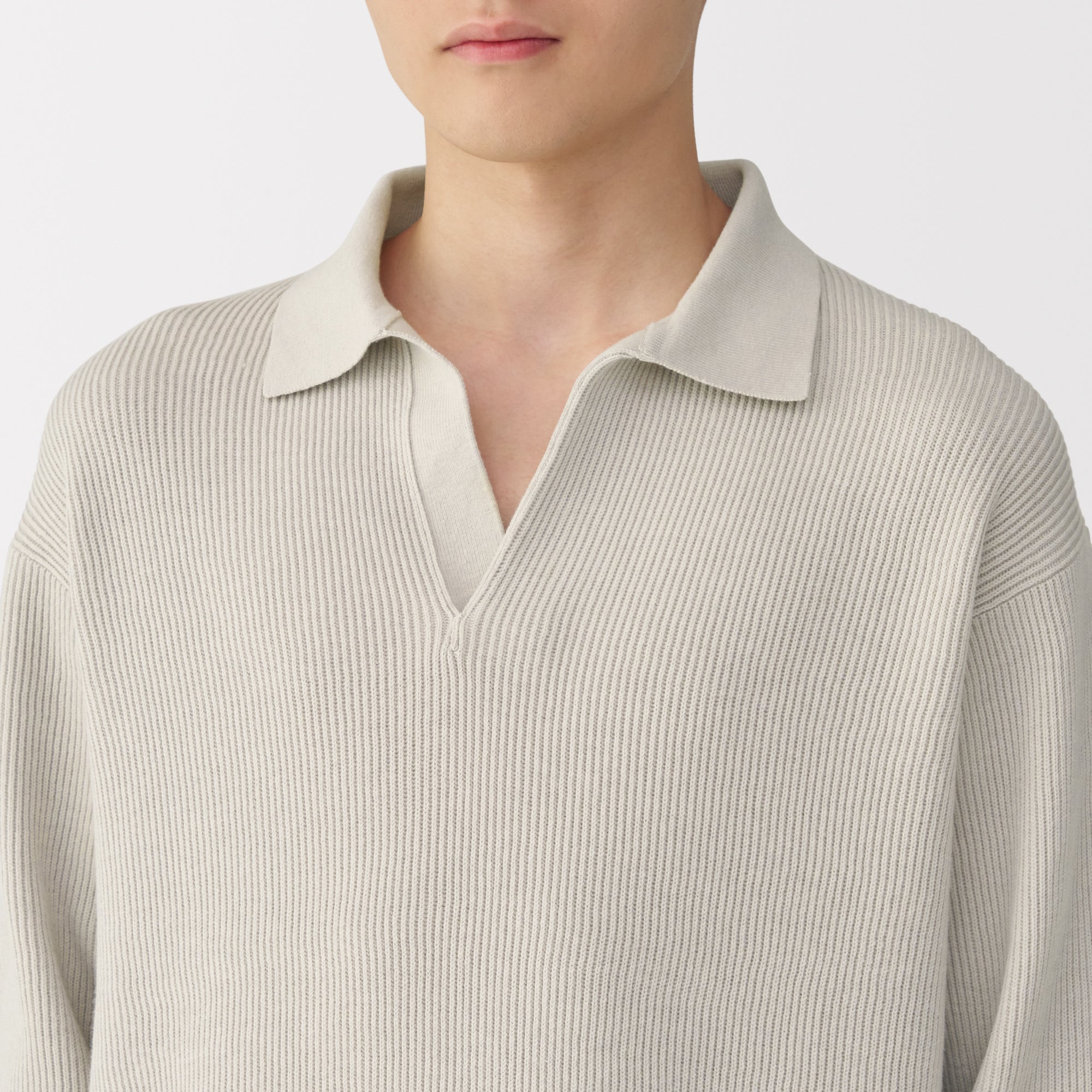 Men's Ribbed Skipper Pullover