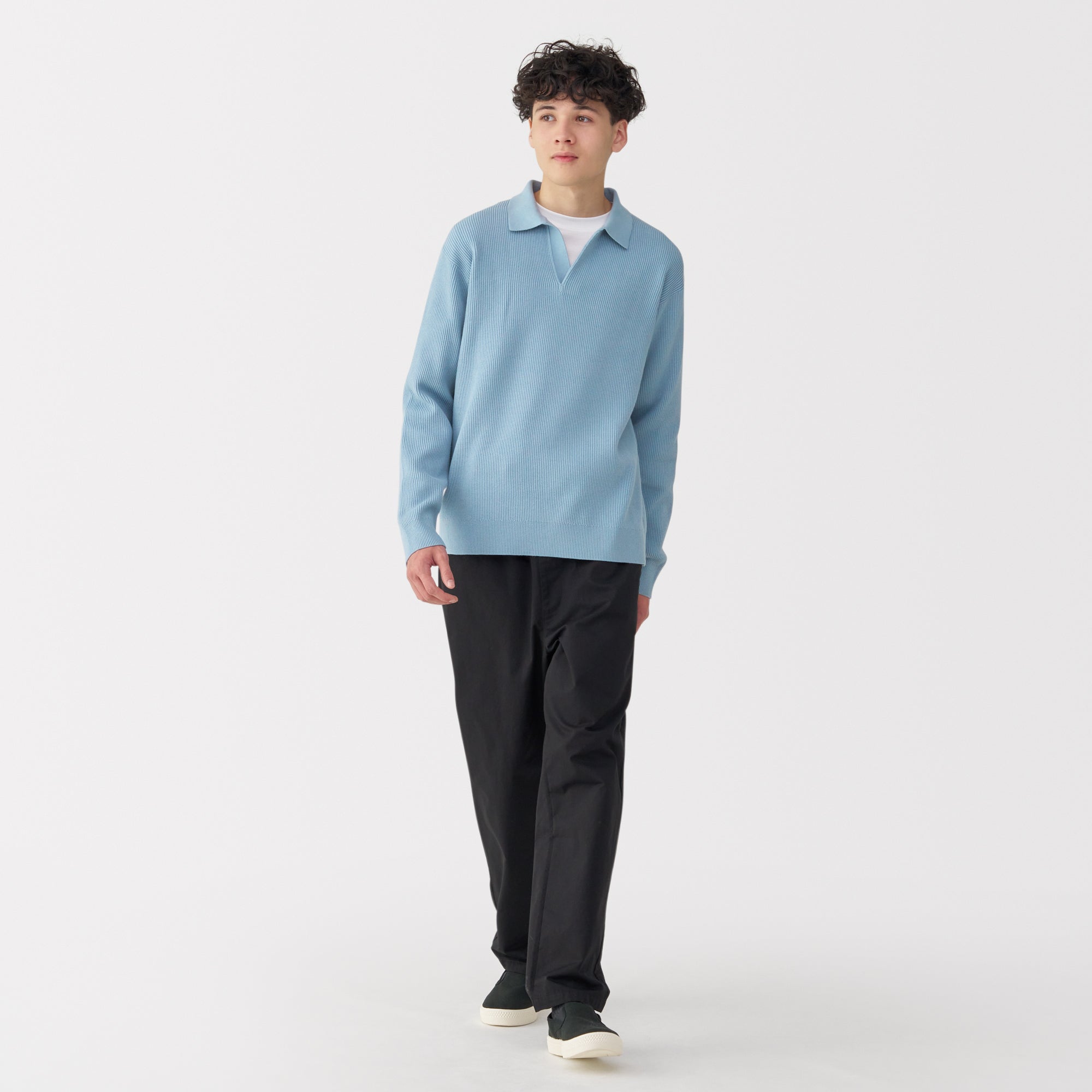 Men's Ribbed Skipper Pullover