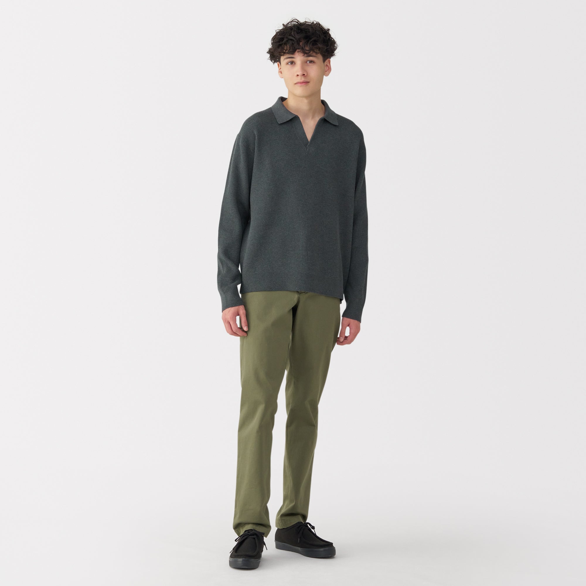 Men's Ribbed Skipper Pullover