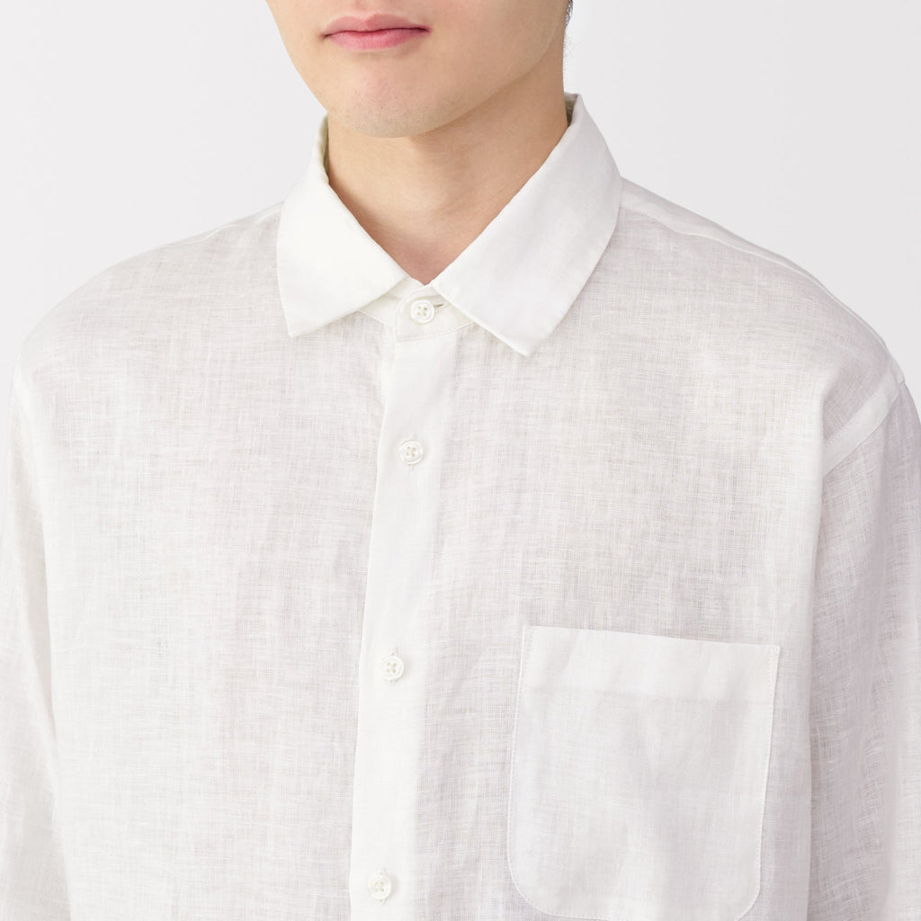 Men's Washed Linen Shirt