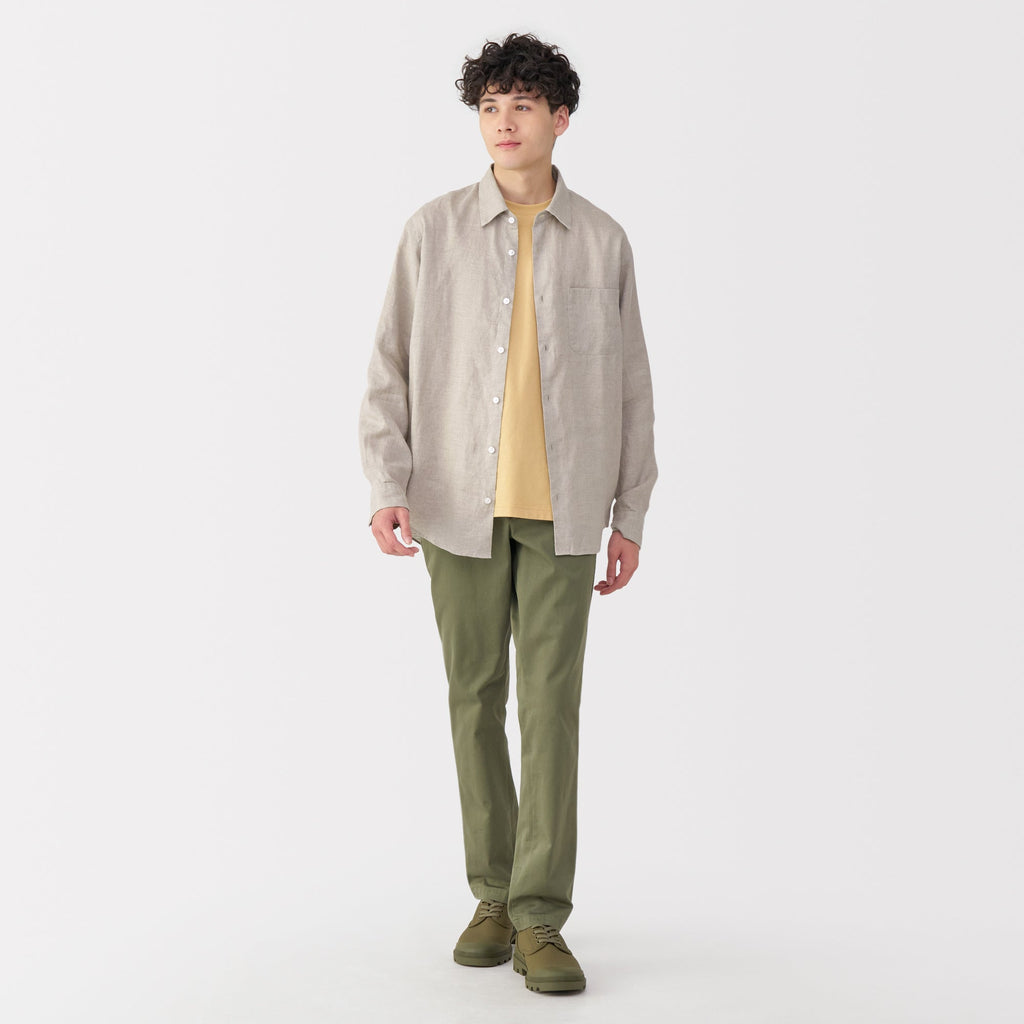 Men's Washed Linen Shirt