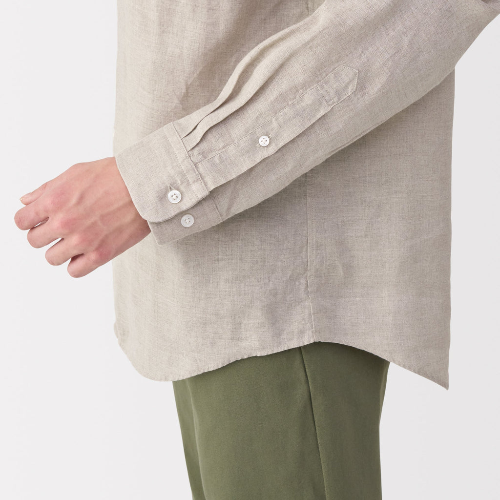 Men's Washed Linen Shirt