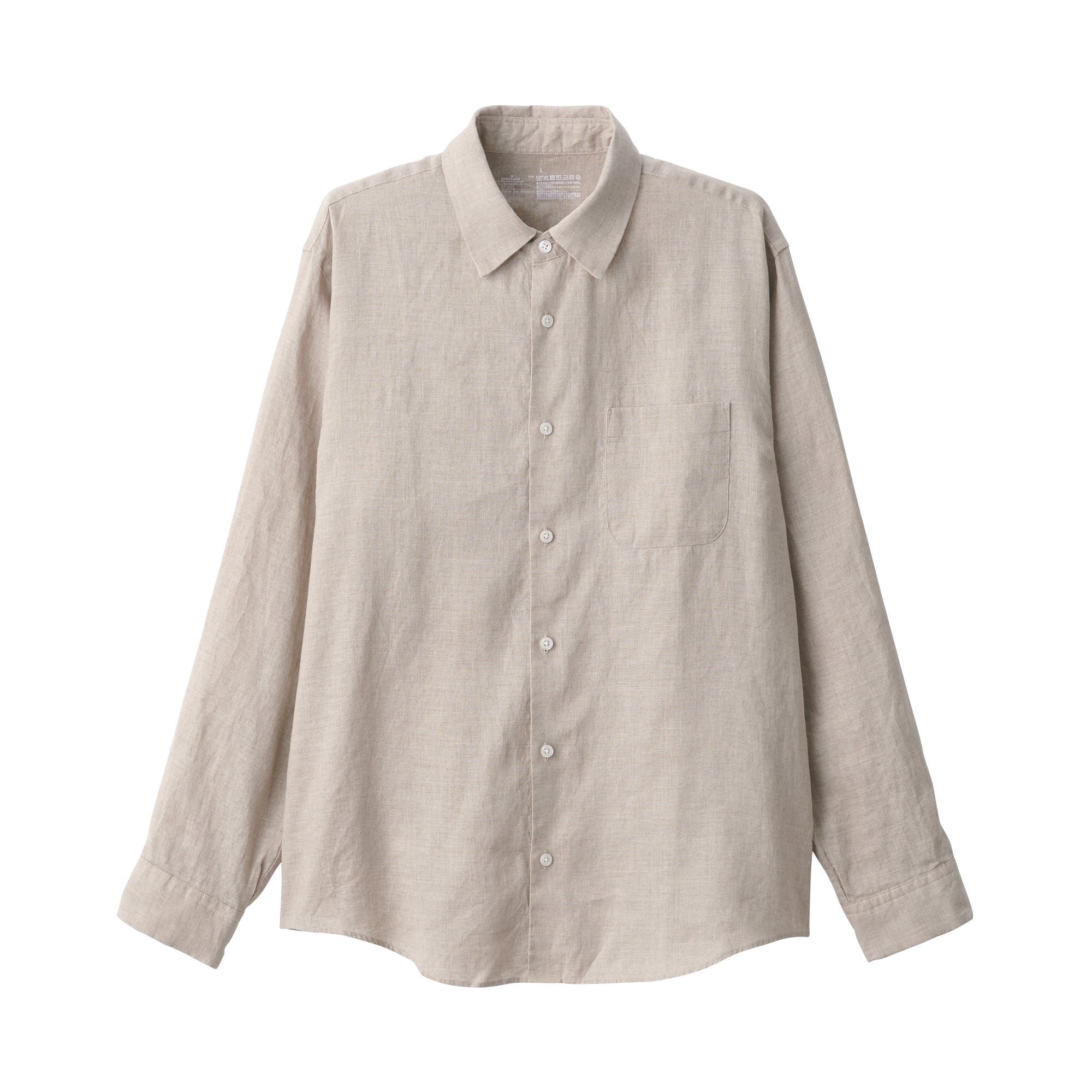 Men's Washed Linen Shirt