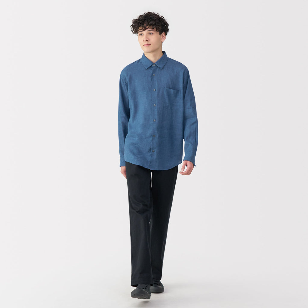 Men's Washed Linen Shirt
