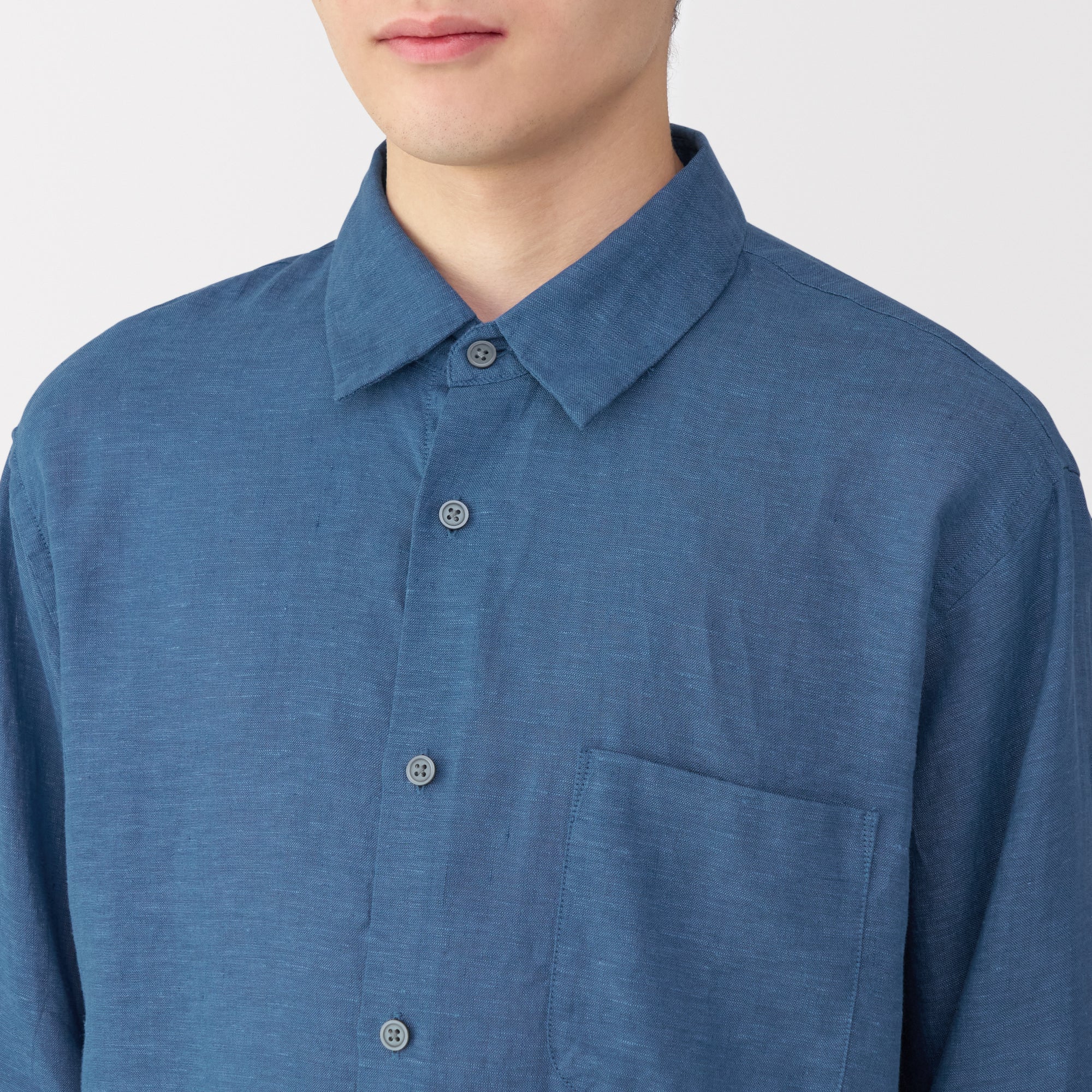 Men's Washed Linen Shirt