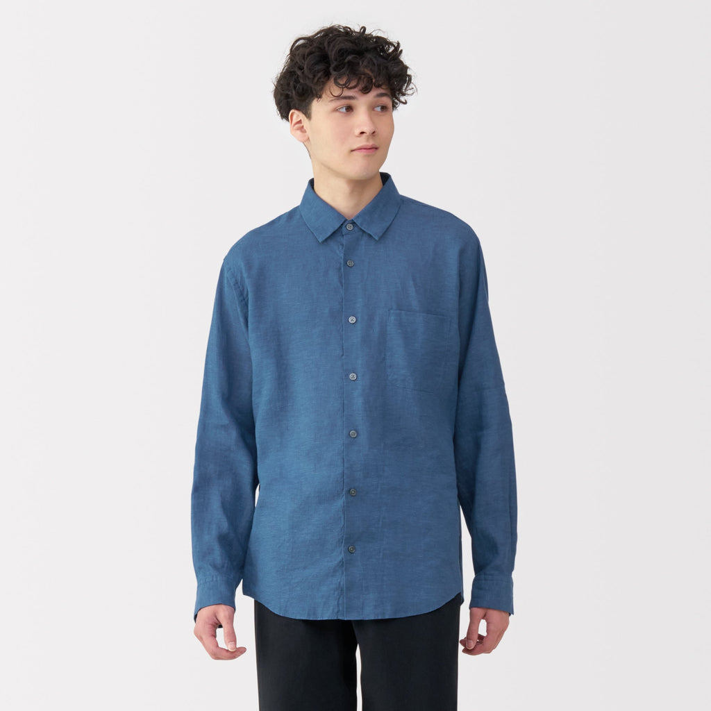 Men's Washed Linen Shirt