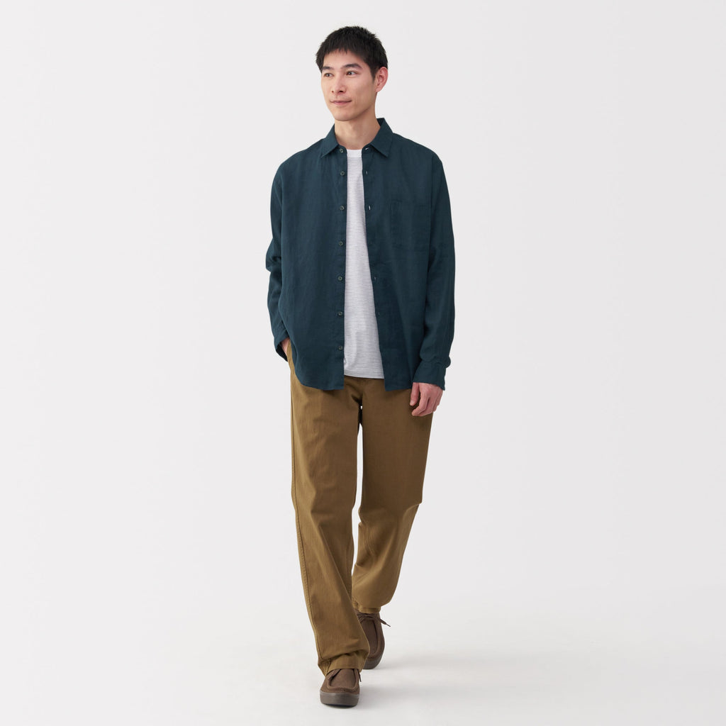 Men's Washed Linen Shirt