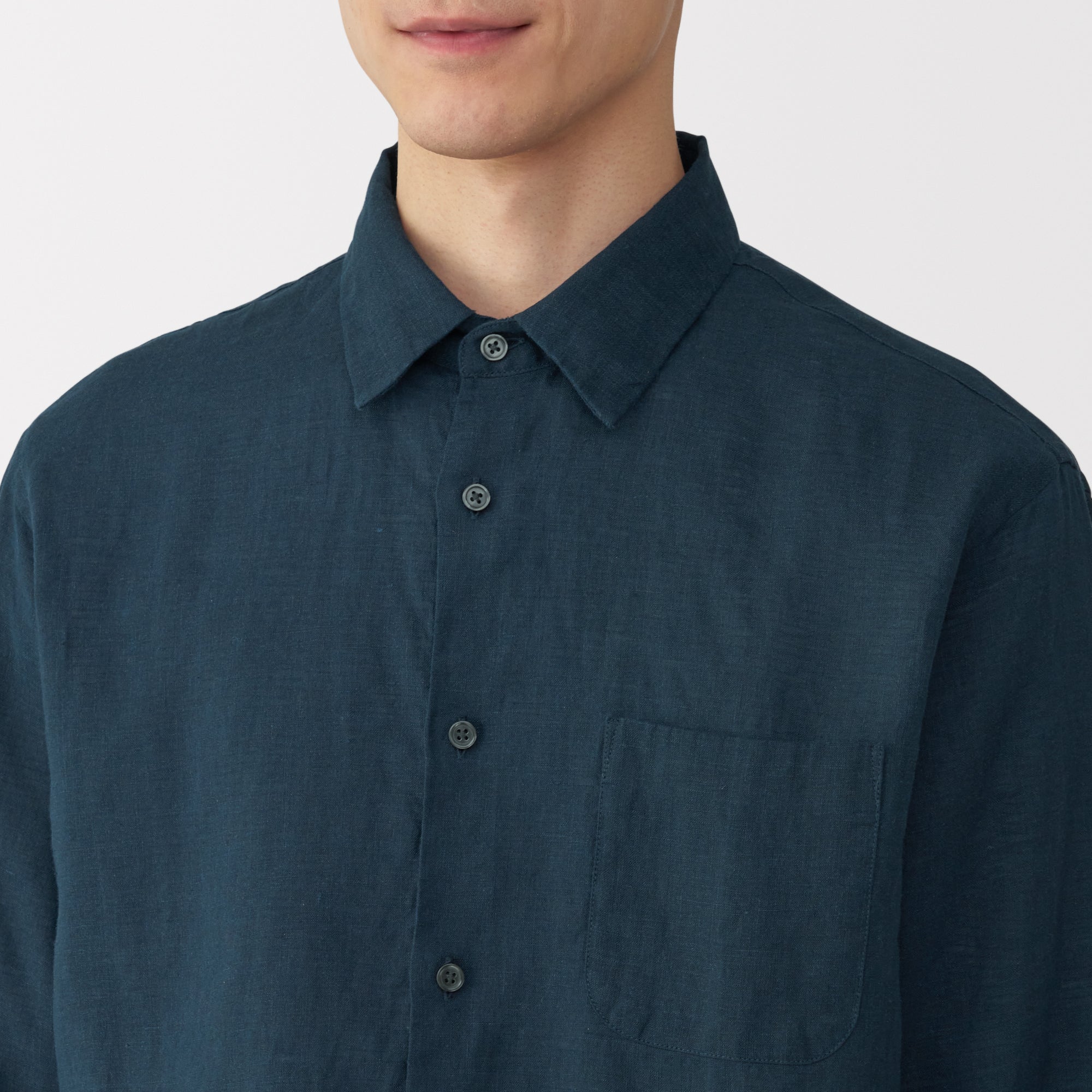 Men's Washed Linen Shirt
