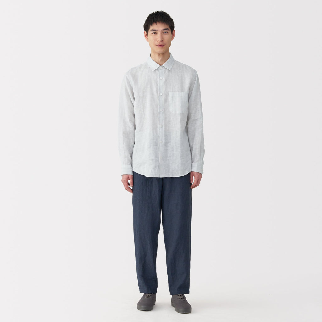 Men's Washed Linen Shirt