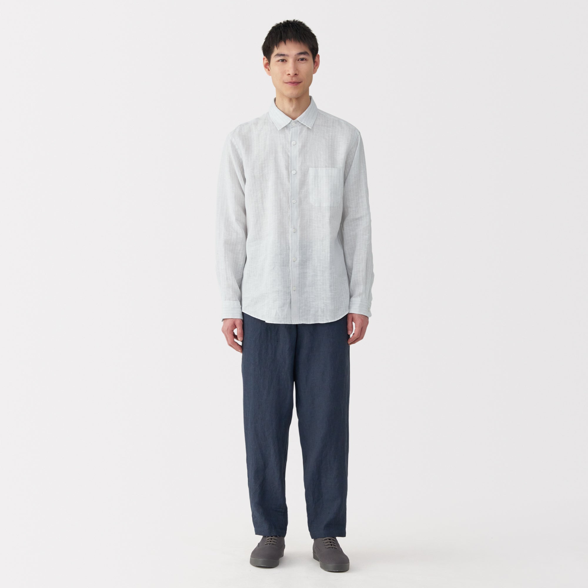 Men's Washed Linen Shirt