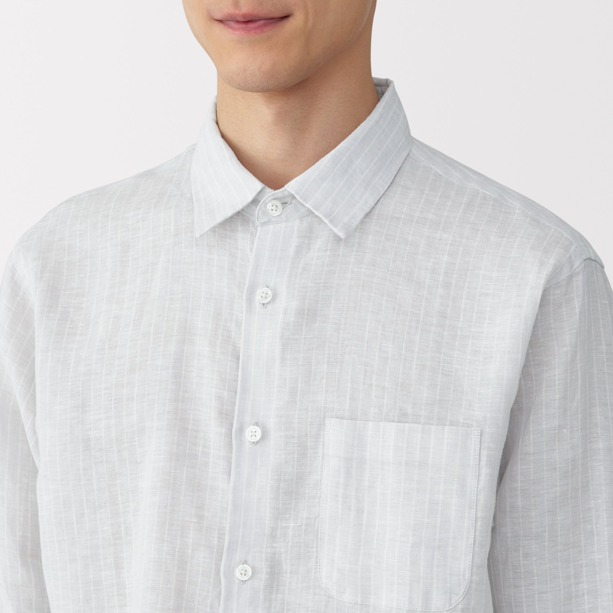Men's Washed Linen Shirt