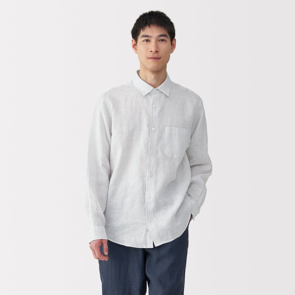 Men's Washed Linen Shirt