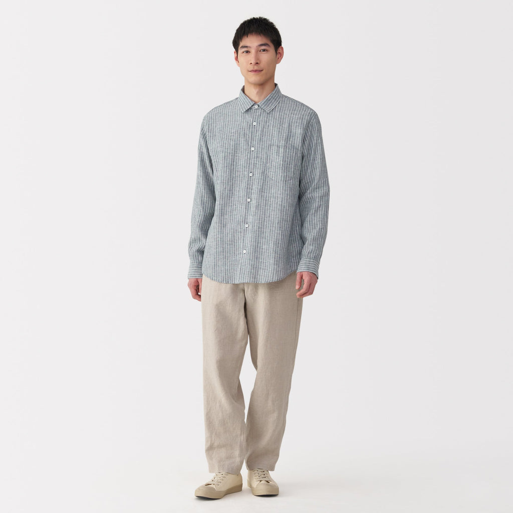 Men's Washed Linen Shirt