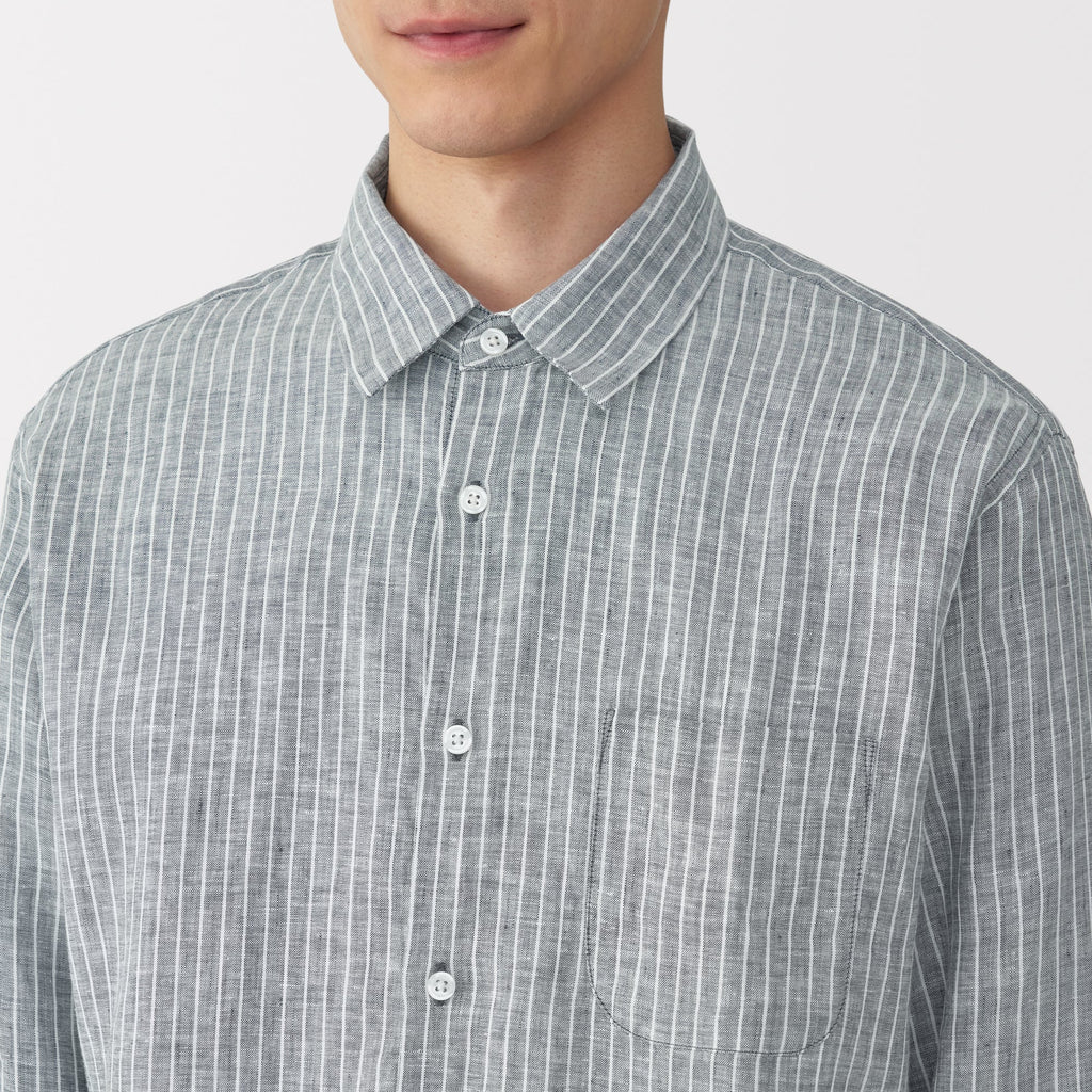 Men's Washed Linen Shirt