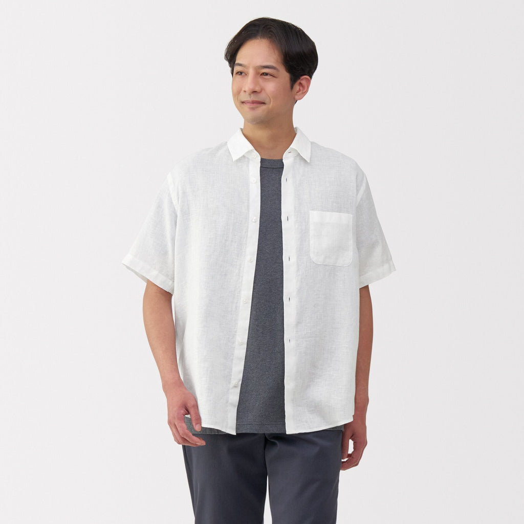 Men's Washed Linen Shirt