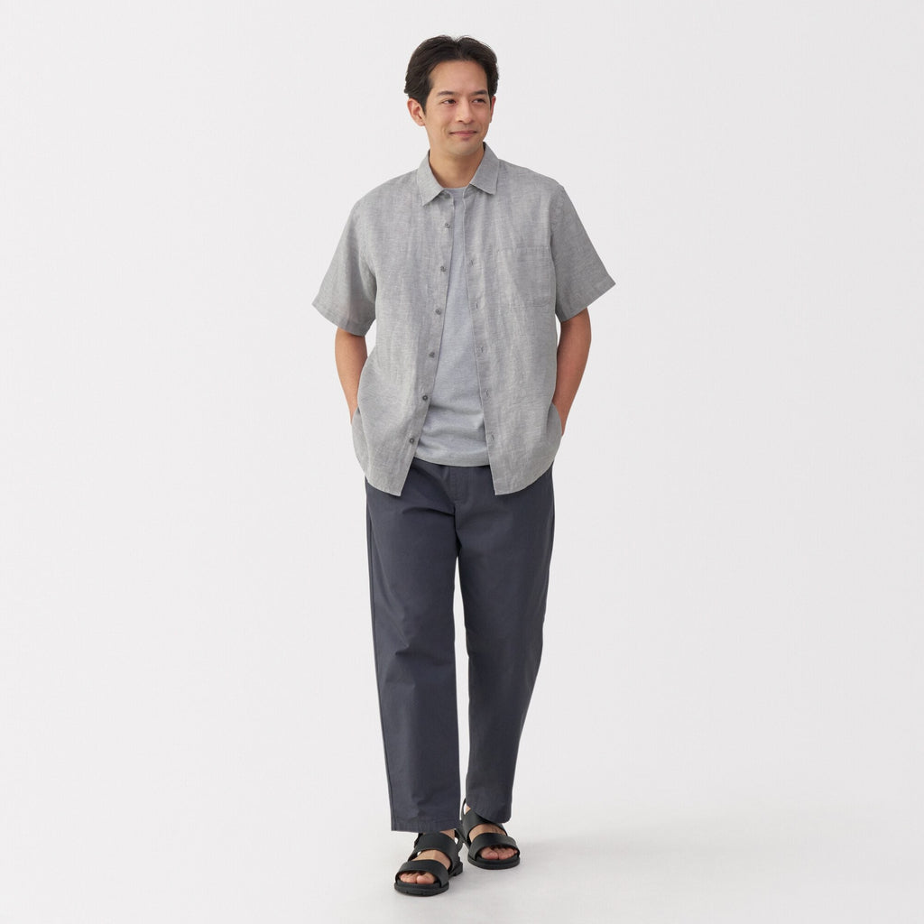 Men's Washed Linen Shirt