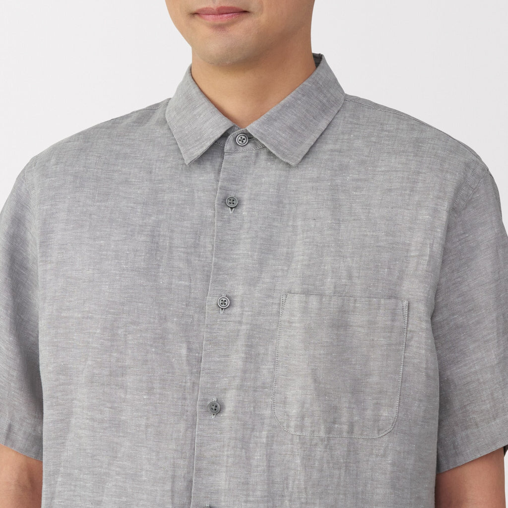 Men's Washed Linen Shirt