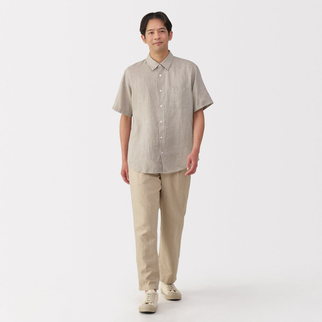 Men's Washed Linen Shirt
