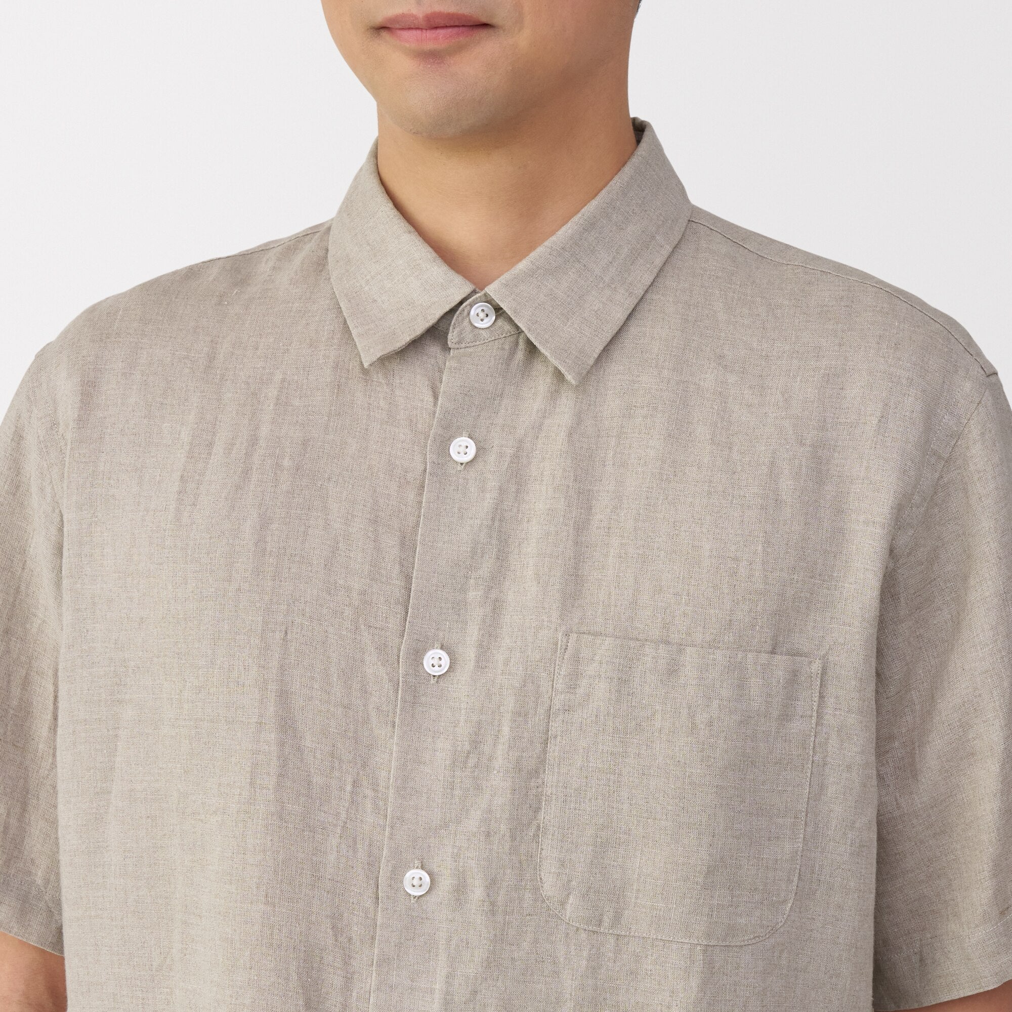 Men's Washed Linen Shirt