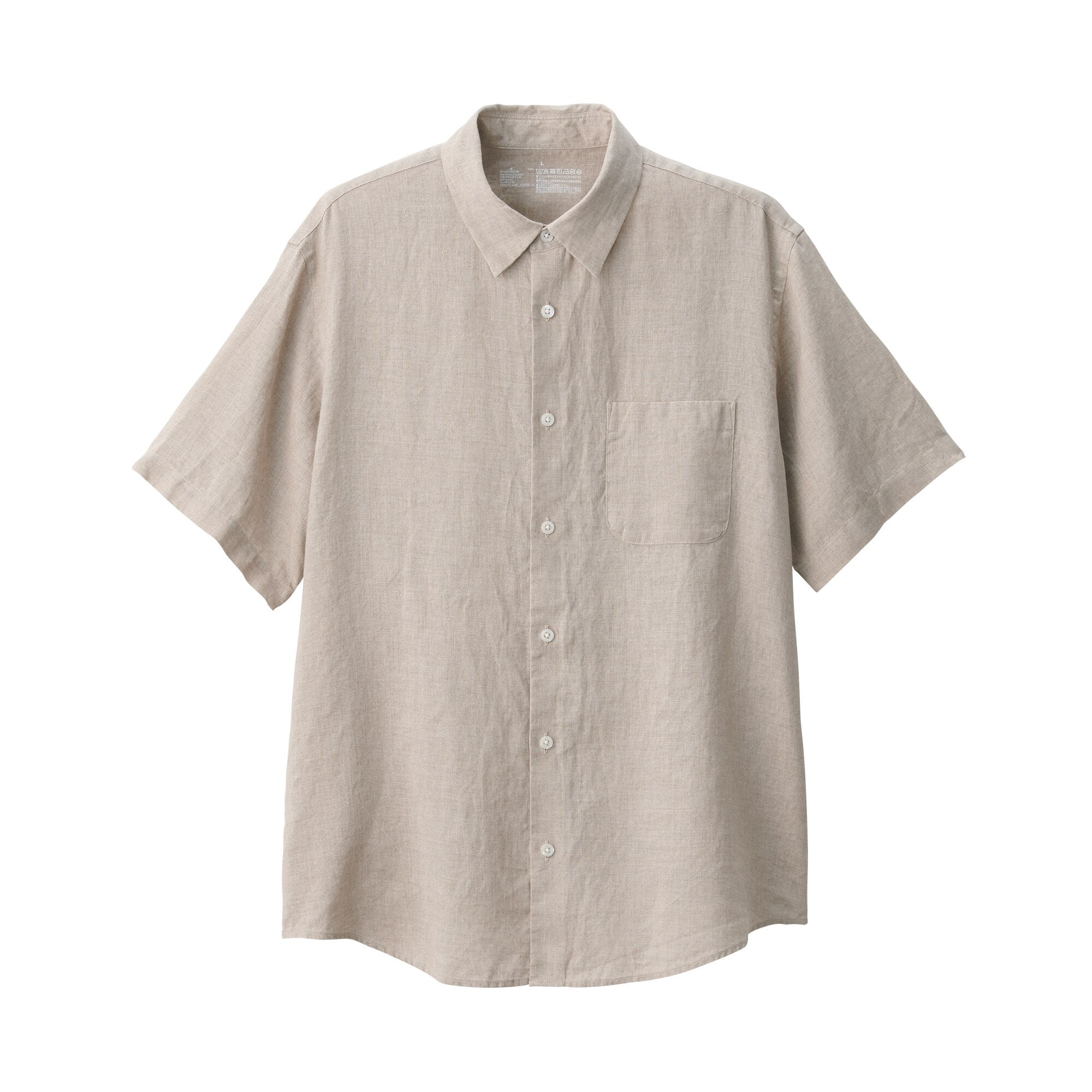 Men's Washed Linen Shirt
