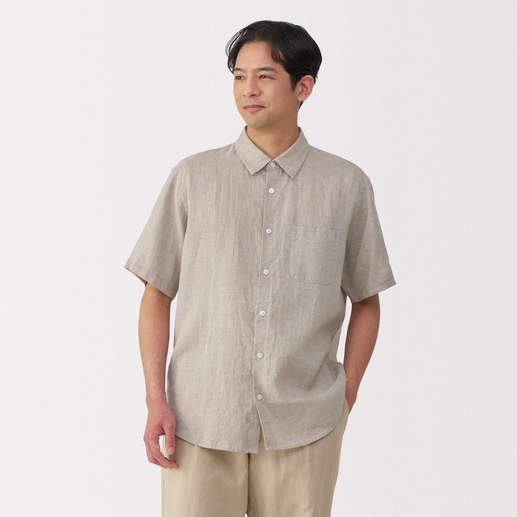 Men's Washed Linen Shirt