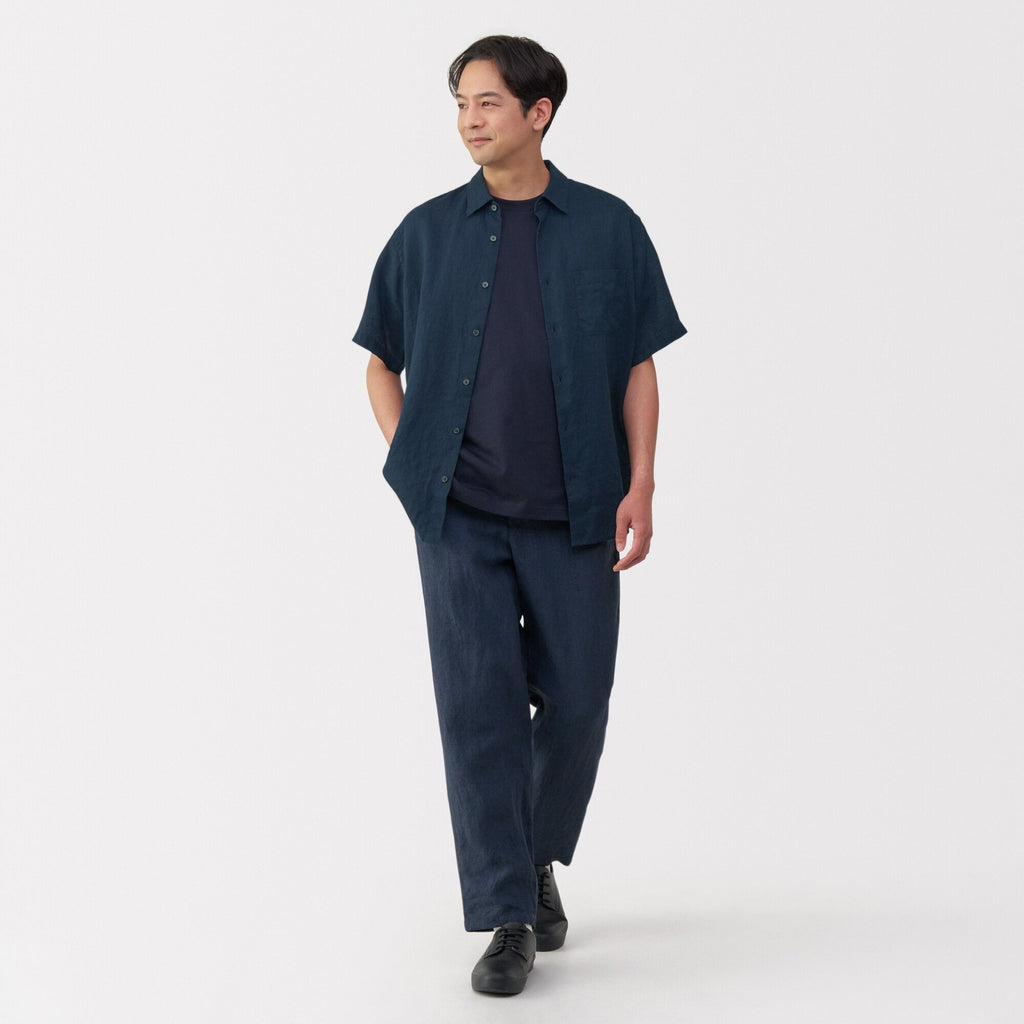Men's Washed Linen Shirt