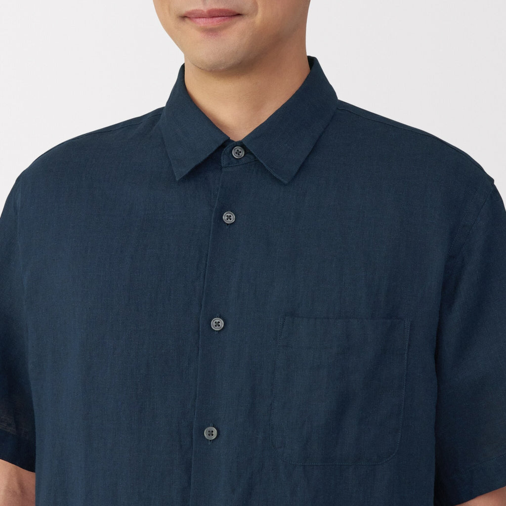 Men's Washed Linen Shirt