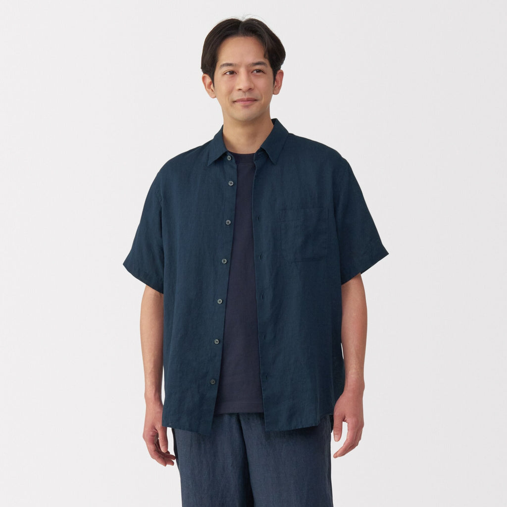 Men's Washed Linen Shirt