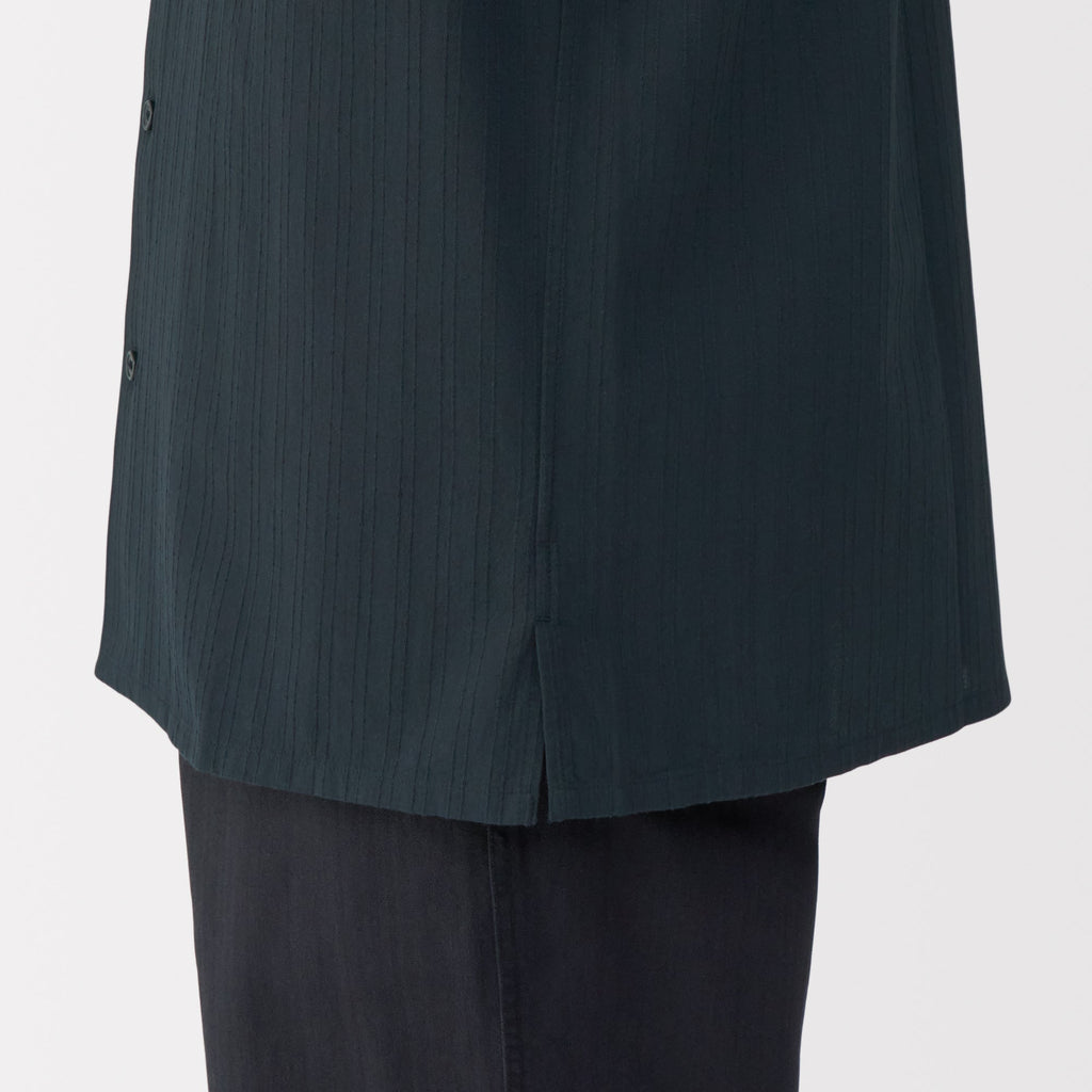 Men's Dobby Open Collar Shirt