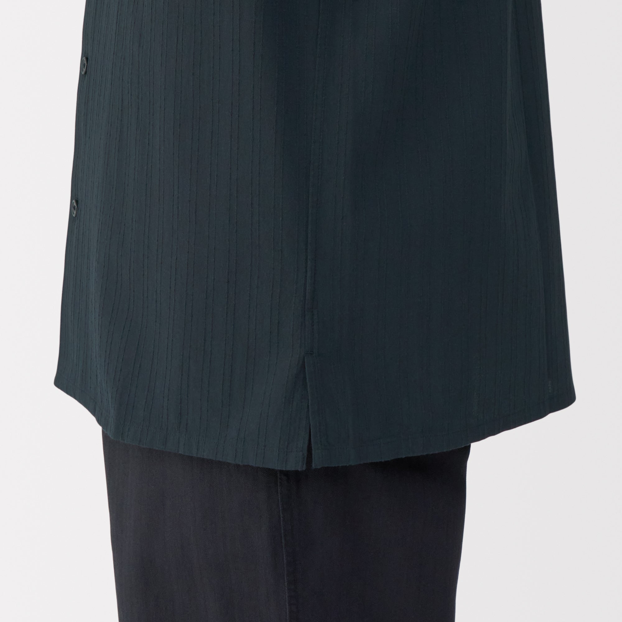 Men's Dobby Open Collar Shirt