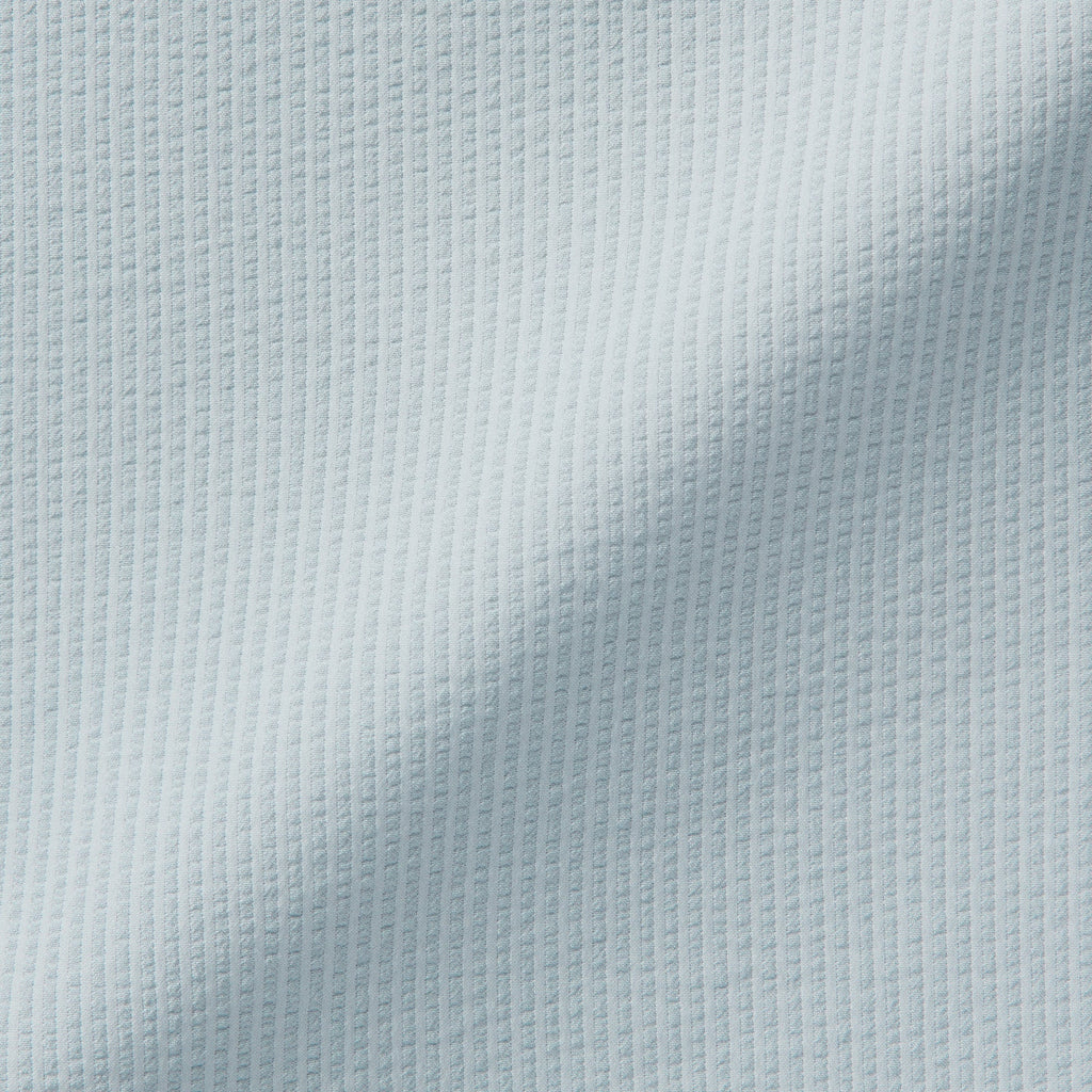 Men's Breathable Seersucker Open Collar Shirt