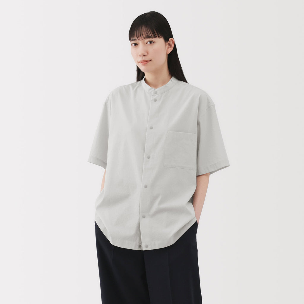 Men's Breathable Stand Collar Shirt
