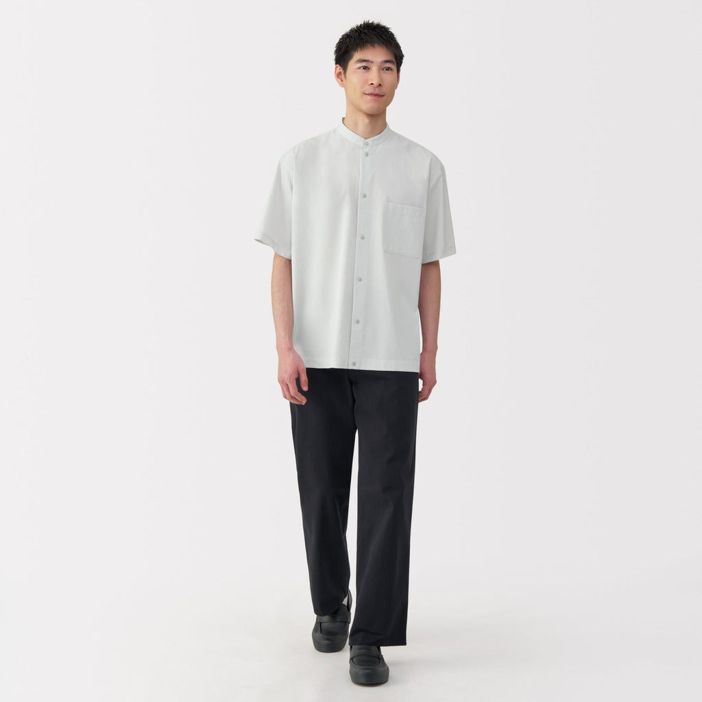 Men's Breathable Stand Collar Shirt