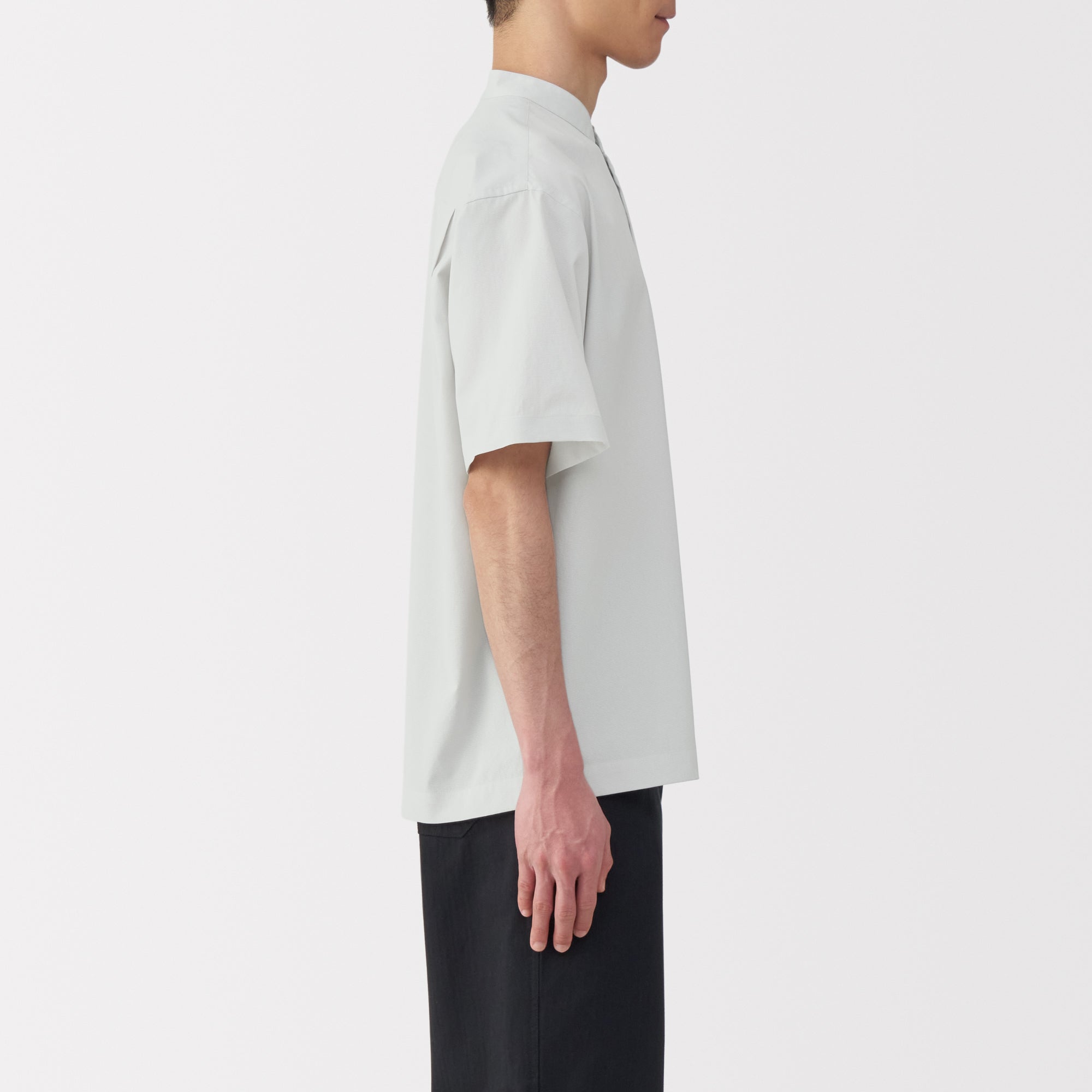 Men's Breathable Stand Collar Shirt
