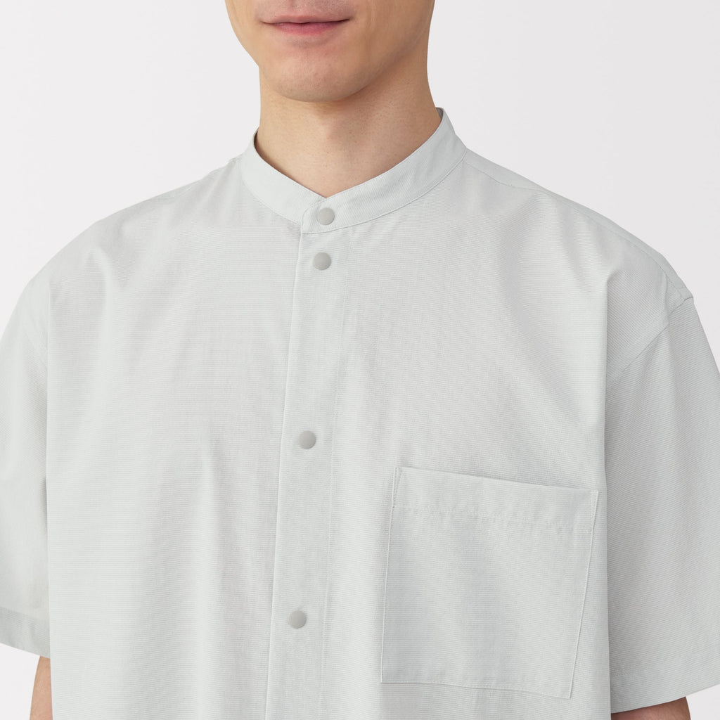 Men's Breathable Stand Collar Shirt