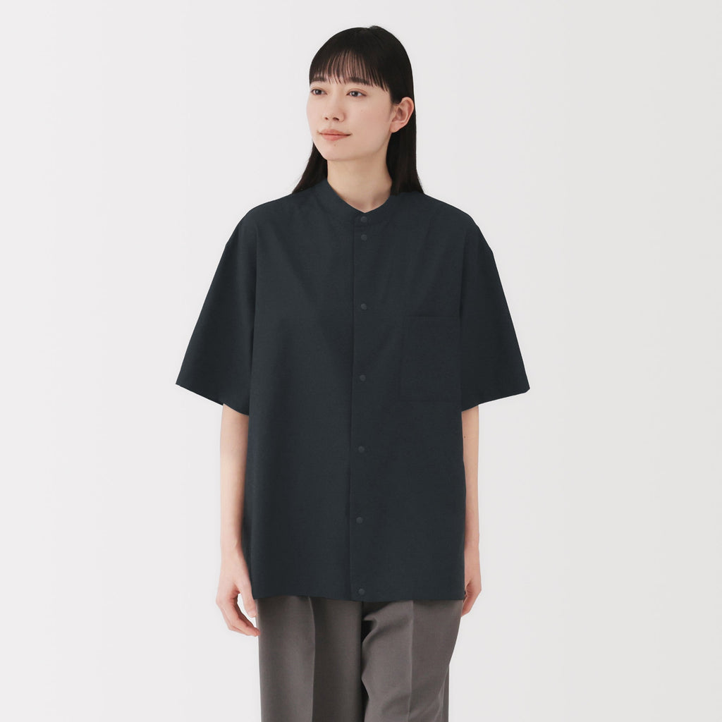 Men's Breathable Stand Collar Shirt