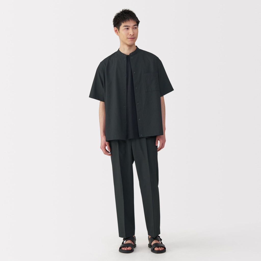 Men's Breathable Stand Collar Shirt