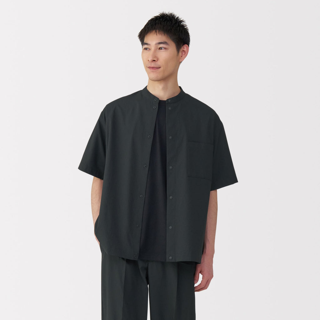 Men's Breathable Stand Collar Shirt