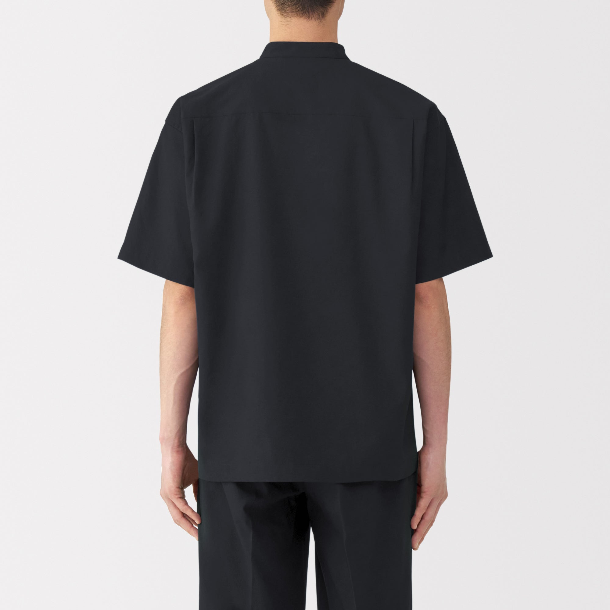 Men's Breathable Stand Collar Shirt