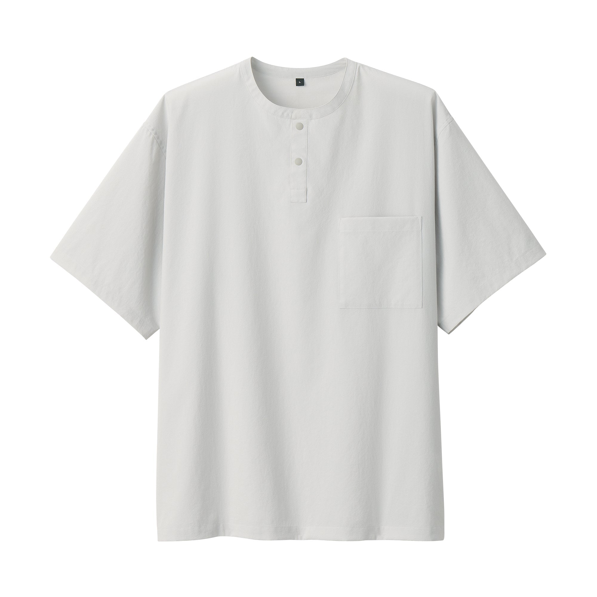 Men's Breathable Henley T-Shirt