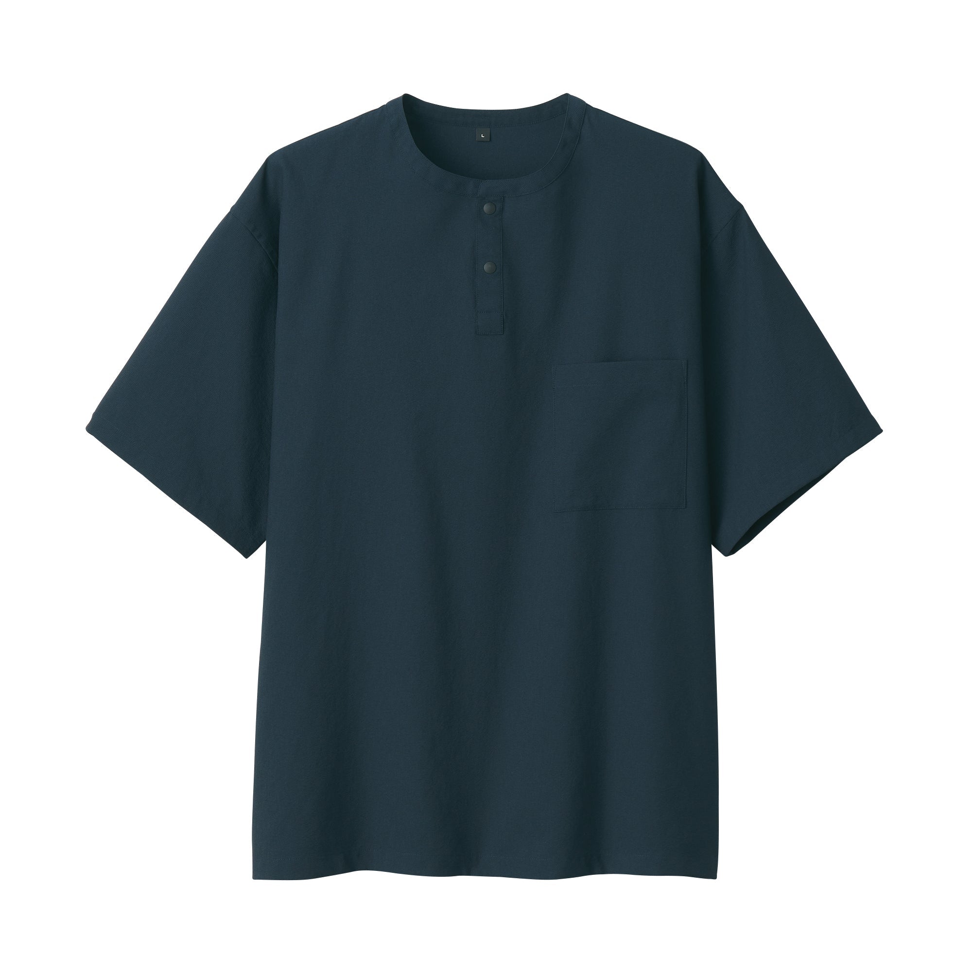 Men's Breathable Henley T-Shirt