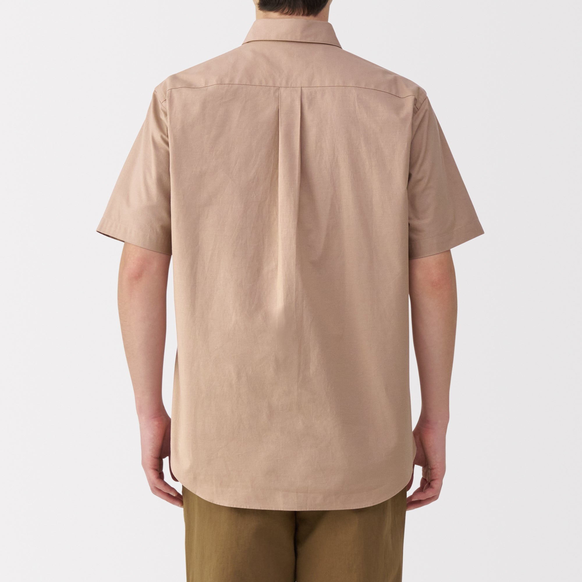 Men's Washed Broadcloth Short Sleeve Shirt