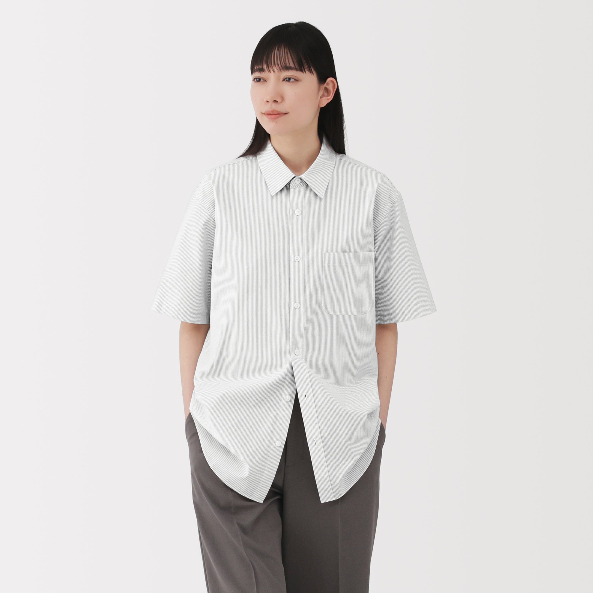 Men's Washed Broadcloth Short Sleeve Shirt